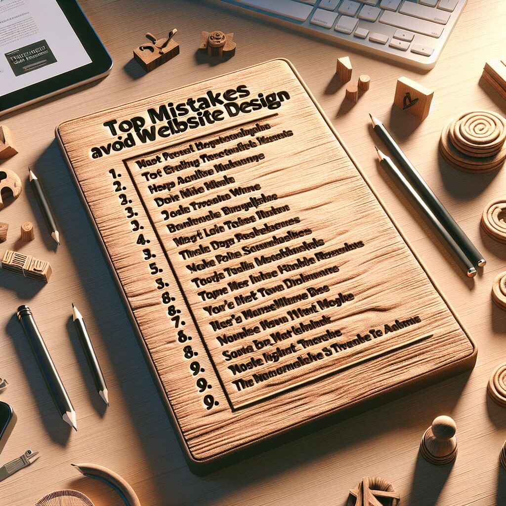 Top Mistakes to Avoid in Website Design