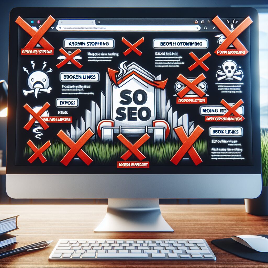 What are the most common SEO mistakes that should be avoided?