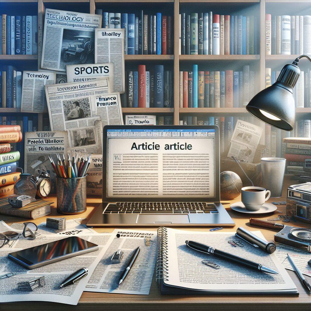 What types of content can I expect from an article writing service?